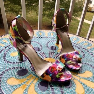 Floral a.n.a Strappy Heel